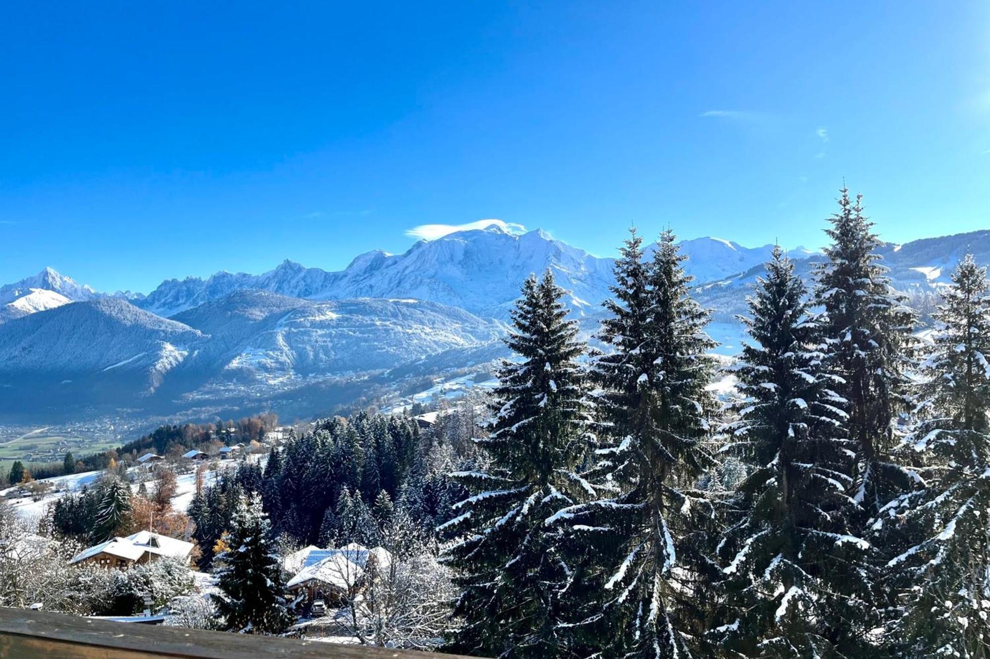 דירות קומבלו Large Apt 80M Superb View Mont-Blanc 6P מראה חיצוני תמונה